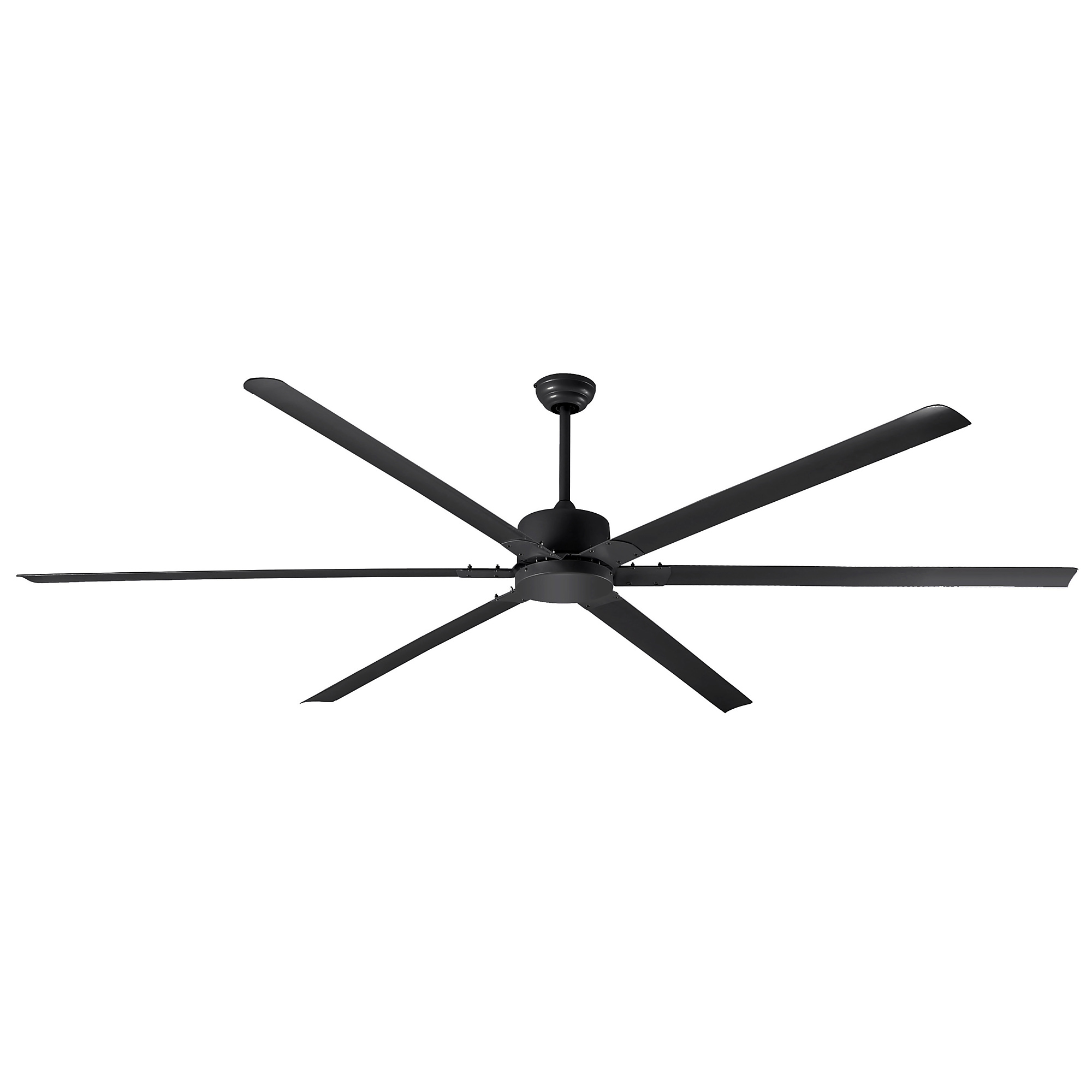 Canarm, Canarm 120in. Industrial Fan Black with Downrod, Fan Diameter 120 in, Fan Blade Span 60+, Air Delivery 20693 cfm, Model# CP120BK